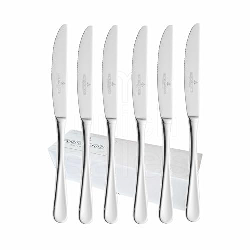 Picard & Wielpütz - Set di 6 coltelli da menù della serie Casino 6142 singolarmente in cartone pieghevole bianco