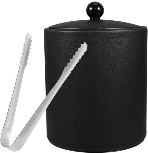 Luxshiny 1stück Edelstahl EIS Und Weinkühler Mit Zange Doppelwandiger Robuster Eiskübel Für Getränke Snacks Und Flaschen Für Bars Partys Und Zuhause