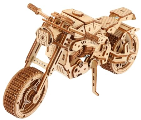 Product Image 3D Holz-Puzzle Motorrad, DIY Tischspielzeug aus Holz, Bausatz Geschenk für Erwachsene