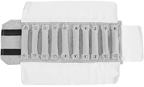 eyYvxmep Borsa portaoggetti in rotolo per anelli, portaoggetti, porta grande capacità, custodia per collane e bracciali