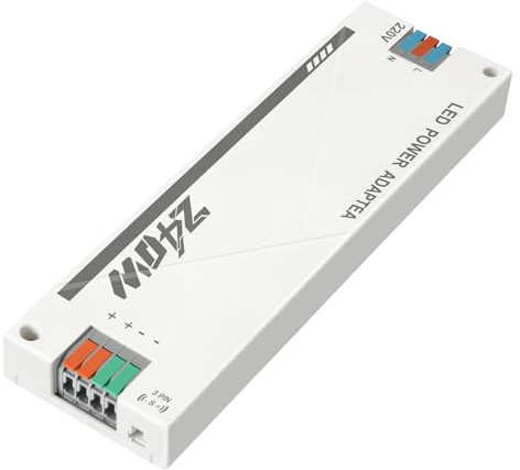 Transformador 220v a 24v, Alimentacion LED 24v 240w, Fuente 24V 10A Constante, sin carga mínima/Sin ruido/sin parpadeo, para bombillas y tiras LED MR16 GU5.3 MR11 G4, no regulable