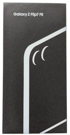 Samsung Galaxy Z Flip7 FE F761B 5G Dual Sim 8GB RAM 128GB - Black - [Versions italienne, hongroise, polonaise, roumaine, autrichienne et suisse]