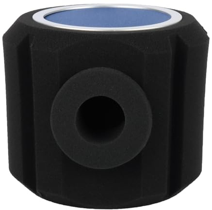 Jeffergarden Filtro Anti-pop per Microfono, Schiuma Ad Alta densità, Efficace Riduzione del Rumore, Ideale per Registrare Voci e Streaming, Compatibile con Blue e (Tipo A)
