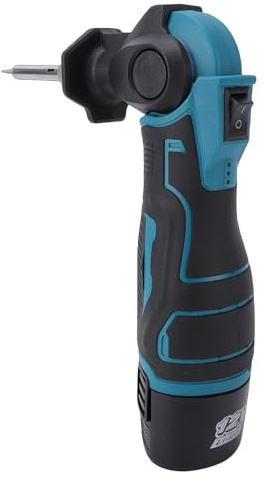 Jectse Kit Saldatore a Batteria, Saldatore Portatile a Batteria Ricaricabile, Riscaldamento Rapido, per Riparazioni Elettroniche, Cablaggio Automobilistico, (2 batterie con spina europea 220V)