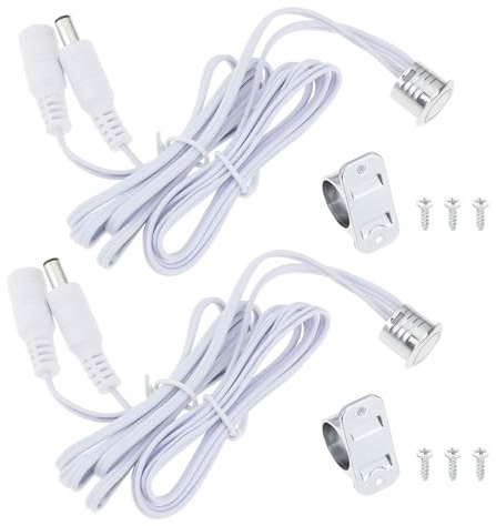 AS Axis Spindleon 2 interruptores de luz táctil LED de 14,5 mm con regulador de intensidad de 12-24 V CC 5 A para baños, armarios, cocinas, inodoros