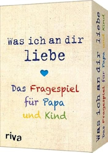 Was ich an dir liebe – Das Fragespiel für Papa und Kind: Liebevolle Fragen für unterhaltsame Momente. Das perfekte Geschenk für Vatertag, Weihnachten und Geburtstag