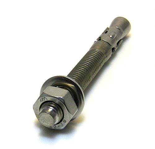 1 Stk. Schwerlastanker Edelstahl V2A Schwerlastdübel Keilanker Bolzenanker (M10 x 150)