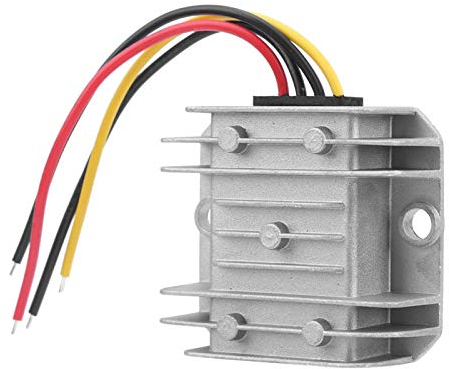 DC Voltage Booster Converter, 12V to 48V Step Up Converter, Moisture-Proof Waterproof PWM Transformer for Car