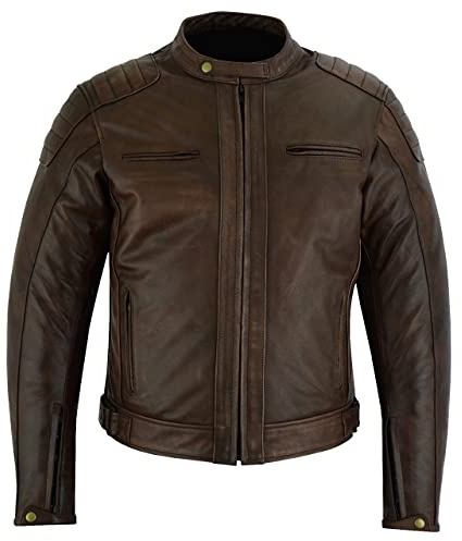 Chaqueta Moto Hombre en Cuero Urban Chaqueta de piel R-50