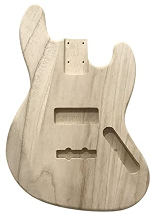 Gitarrenbausatz Polierte Holzart DIY E-Gitarre Barrel Body Ahornholz Für JB Style Bassgitarre Unfertiger DIY Gitarrenkörper