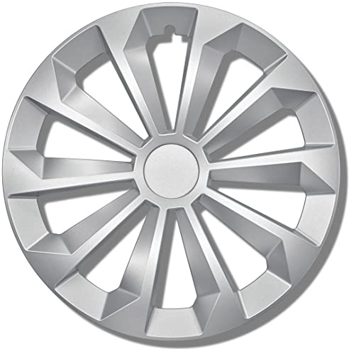 Albrecht 16 Zoll Radkappen Silber matt für Stahlfelgen - Fame Radzierblenden aus hochwertigem Kunststoff - Langlebige Radblenden in originaler Albrecht Verpackung - Made in EU