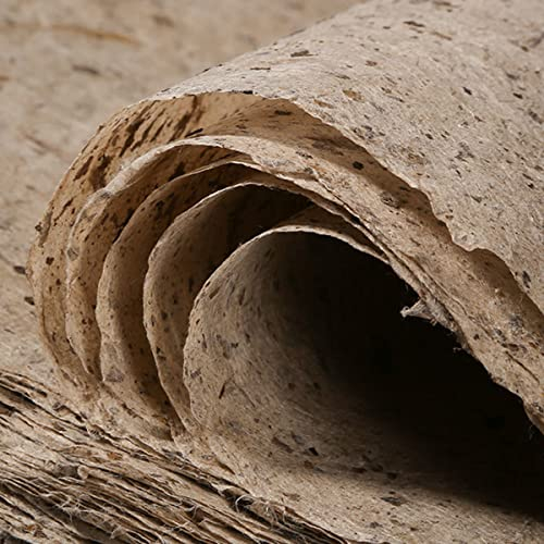 Acidea Maulbeerpapier, 50 Blatt 30 x 40cm Naturfaser Textur, Handgeschöpftes Papier Chinesischer Stil Handgefertigt, Ideal Zum Malen, DIY Handwerk, Scrapbooking und Dekorieren
