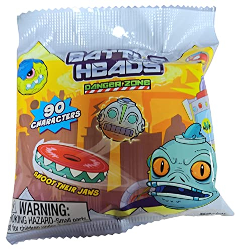 Battle Heads Series 1 Bag Containing 1, Collectable Battling Heads with Play Value, for Boys and Girls 3-12 Years