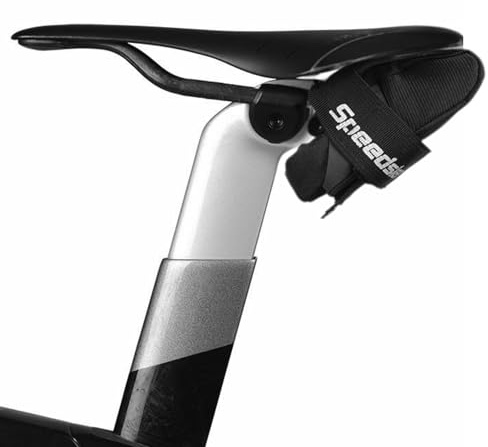 SpeedSleev Ranger 2.0 – Pro-Level Bike Saddle Bag for MTB & Gravel Riders – Ballistic Nylon Construction – Ultra-Stable Storage – Waterproof Under Seat Pack – Medium – Black
