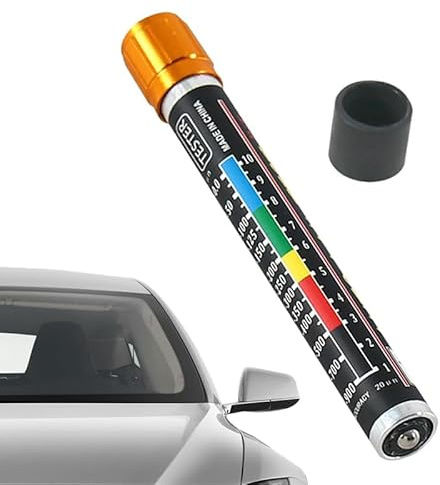 GERUI Lackmessgerät Auto Lackdickenmessgerät | Lackfilmstift, Autolack Tester, Karosserie Schadens Detektor, Magnetspitzenskala, Crash Test Check
