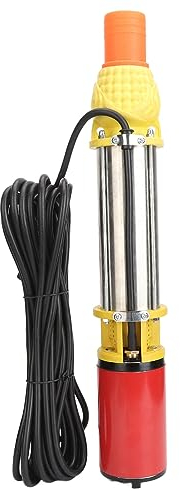 Natudeco 48V 400W Solar DC Water Pump Deep Well Pump Water Pump 25m Discharge Lift Solar Water Pump Kit for Agriculture Farm Boat Industry