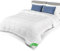 VOUNOT® Piumino Letto Matrimoniale 200x200 cm, Piumone Leggero 200 GSM per 4 Stagioni, Trapunta Estiva, 100% Microfibra, Bianco