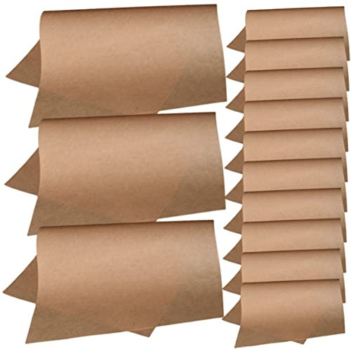 OKUMEYR 100stücke Backpapier Für Heißluftfritteuse Fettfreies Pergamentpapier Für Kuchen Kekse Brot Pizza Hitzebeständig Antihaft-beschichtung Für Lebensmittelverpackung Und