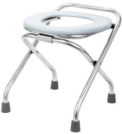 Xinhuju Camping-Toilettenerhöhung | 38 cm hoher klappbarer Toilettenstuhl | Outdoor-Töpfchen für Camping, Wandern, Rucksackreisen und Reisen für Senioren, Schwangere Frauen und Freunde