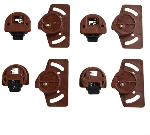 4/8 Paar Schrankrollen Schiebetür-Getriebe Board Indoor Set Möbel Schiebetür-Roller, Kleiderschrank Schiebetür Roller Gear Track Panel Interne Kit (4 Paar)