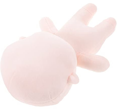 BESTonZON Plüschpuppe Leeres Humanoides Stofftier DIY Handwerk Kompakte Leicht Tragbar Anziehkleidung Puppe DIY Spielzeug Zubehör Blanko Puppenkörper