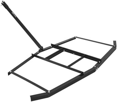 VEVOR Drag Harrow, 74 Width Tow Behind Drag Harrow, Q235 Steel Driveway Grader with Adjustable Bars & Pin Hitch, Support up to 50 lbs, Tractor Driveway Harrow for ATVs, UTVs, Garden Lawn Tractors