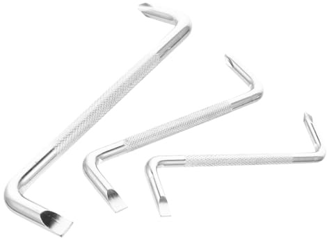 DOITOOL 3pièces Lot De Tournevis Décalés Type z à Tête Plate Et Cruciforme Micro-tournevis Coudé Degrés Pour Réparation Automobile Et Électronique