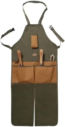 SynapSYA Grembiule Per Utensili Grembiule Oxford resistente all'usura for lavori di giardinaggio Tasche multiple for piccoli attrezzi Raccolta rami di potatura(C)