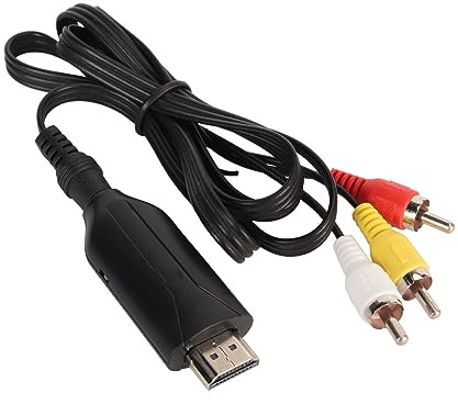 Hamwesh La Interfaz Multimedia HD de Alta Resolución Al Adaptador Admite Pantalla 3D para Conexión 360 a Televisores Más Antiguos