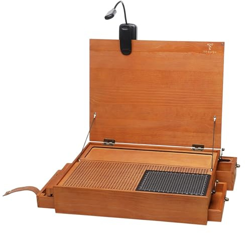 MagiDeal Mesa Portátil para Maquetas con Iluminación para Accesorios de Modelismo.
