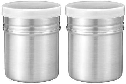 2 Stück Puderzuckerstreuer,Puderzuckerstreuer,Kakaostreuer für Cappuccino,Mehlstreuer,Streuer Cappuccino Kaffee,Puderzuckermühle Coffee Deckel für Salz, Kaffeepulver