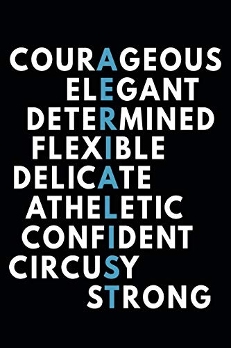Aerialist Traits Notebook:: Aerialist Practice Writing Diary Ruled Lined Pages Book 120 Pages 6 x 9 Gift for aerial silk aerial hoop