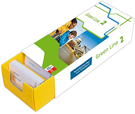 Klett Green Line 2 Bayern Klasse 6 - Vokabel-Lernbox zum Schulbuch: Englisch passend zum Lehrwerk üben (Green Line. Ausgabe für Bayern ab 2017)