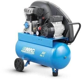 Compresseur d'air vitesse lente 2 CV triphasé 100 litres ABAC