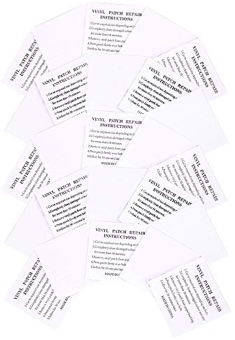 LaMure 20 Pcs Tent Tape Transparent Tenacious Flex Patches Repair Sticker Repair Tape for Camping Tents,Inflatable Boat,Lifebuoy and Awnings