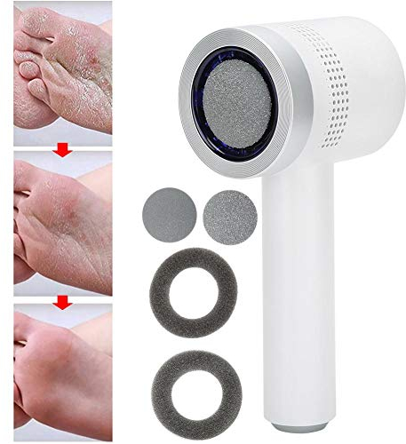 Éliminateur de Callosités électrique, Lime à Pieds Soins Professionnels Outils Pédicure Raboteuse Décapant pour peaux Sèches Râpe Electrique Anti-callosité Corne Remplacement Pédicures Femmes Hommes