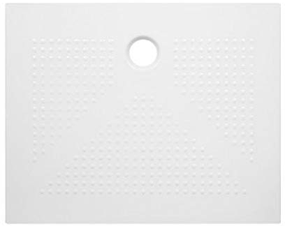 Plato de ducha rectangular H3 de cerámica Dianhydro cm 80 x 120 H 3