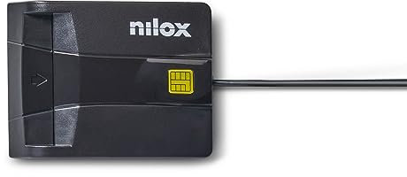 LECTOR DNI ELECTRONICO NILOX NEGRO