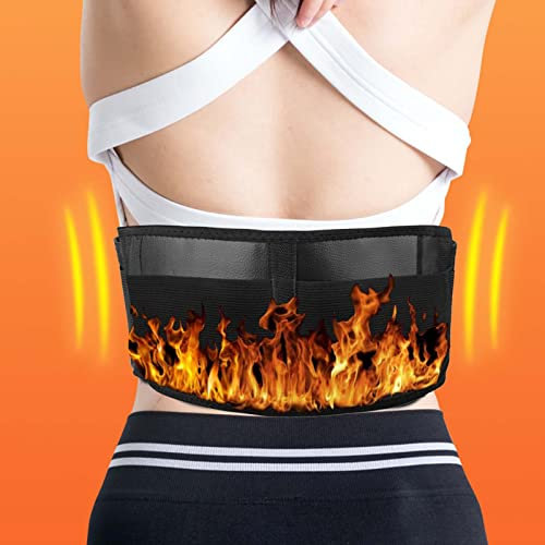 Cinturón de protección lumbar autocalentable - Soporte para mantener el calor y el cinturón de calefacción lumbar de lactancia - Cinturón de apoyo para la cintura para mujeres, hombres y adultos