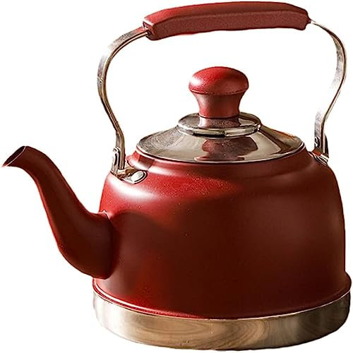 Bouilloire Sifflante Théière avec Sifflet Bouilloire À Thé Avec Bouilloire De Vidange De Thé Bouilloire Universelle Sur La Cuisinière Théières En Acier Inoxydable Théière Pour Cuisinière À Induction T