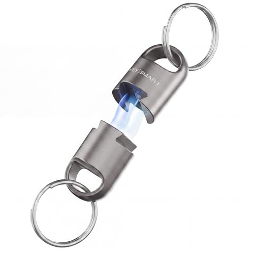 KeySmart MagConnect Pro – Magnetischer Schlüsselhalter für Handtaschen, Schlüsselanhänger für Autoschlüssel, abnehmbarer Schnellverschluss-Schlüsselring