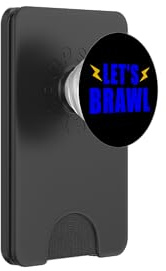 EAT SLEEP BRAWL REPEAT GESCHENK DAMEN HERREN KINDER JUNGEN PopSockets PopGrip: Ausziehbarer Sockel und Griff für Handys/Tablets mit Tauschbarem Top PopSockets PopWallet für MagSafe
