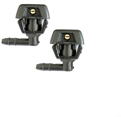 2 ugelli lavavetri anteriori per auto Fiat compatibili con più modelli tra cui Fiorino e Punto