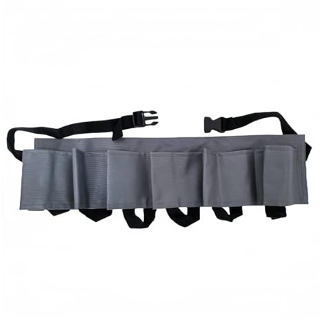 KEQAR 6 Getränke Portable Trinker Bier Soda kann Gürtelhalter für Camping Wandern Outdoor Party (Grau)