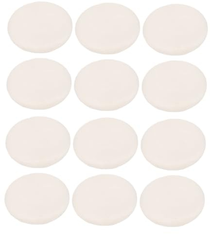 Warmhm 15stücke Kleine Runde Velours Puderquasten Körperpuderquasten aus Velours Babypuderquasten Runde Körperpuderquasten Babypuderapplikator
