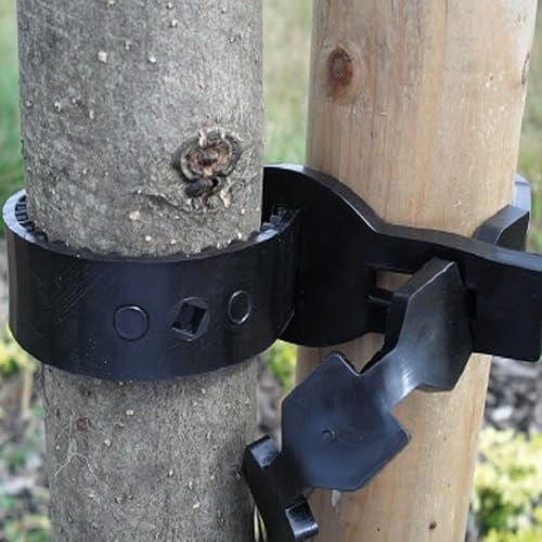 GardenersDream Super Soft Tree Ties - Soft Rubber Tree Ties Heavy Duty Providing Adjustable Support for Trees and Climbing Plants - Durable Plant Supports for Outdoor Plants (30 x 1.25cm, Pack of 5)