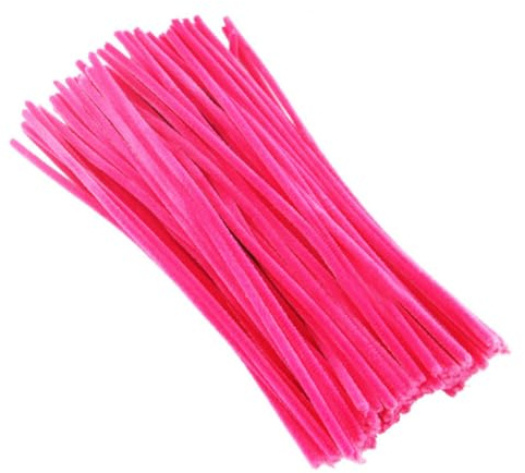 CLISPEED 500 Stück Drehstab für bastelset bastelmaterial für toy pipecleaner spielsachen Chenille-Sticks selber machen Basteln Sie Chenille-Stiele Reiniger