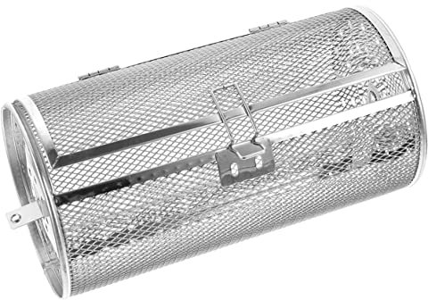 HYTROVE Rotating Grill Stainless Steel Cage Barbecue Holder for Chicken Rotisserie Kitchen Oven Accessory Cooking Gadget