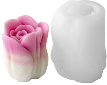THOANBY Stampo in Silicone per Tulipani,stampi Candele a Forma di colate,stampi Fiori,stampi Resina epossidica,stampi Ornamenti,stampi gessi,stampi Sapone