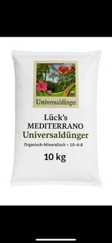 Mediterrano Spezial Dünger – Premium-Nährstofflösung für mediterrane & heimische Pflanzen premium Qualität für Ihre Pflanzen 10 KG